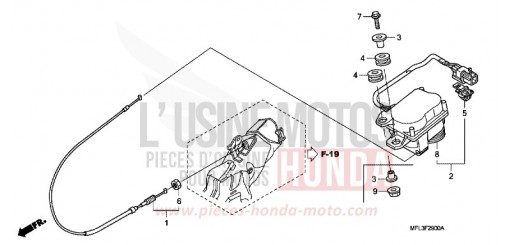 SERVO-MOTEUR CBR1000RRA de 2010